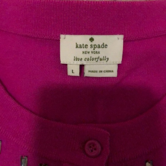 Kate Spade 3/4 sleeve sweater - Picture 3 of 3